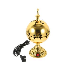 Metal Incense Burner with Electric Lights